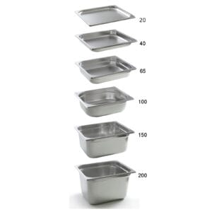 Pojemnik GN 2/3 stalowy Kitchen Line wys. 150 mm - Hendi 806241 8 Pojemnik GN 2/3 stalowy Kitchen Line wys. 150 mm - Hendi 806241 - obrazek 4